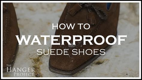 how to waterproof suede fabric.